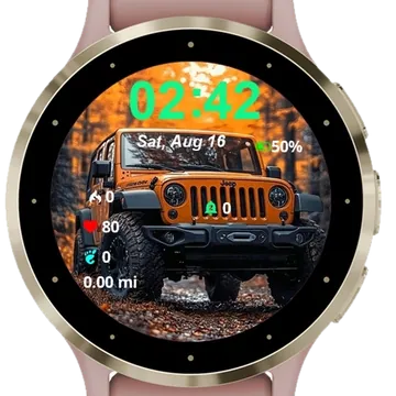 Jeep Garmin watch face preview