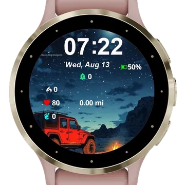 Jeep Garmin watch face preview