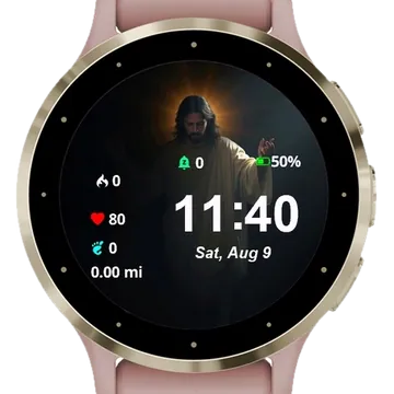 Jesus Garmin watch face preview