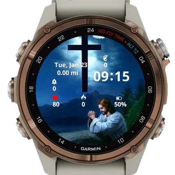 Jesus Christ Garmin watch face preview