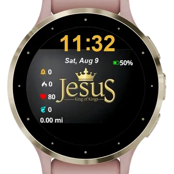 Jesus King Garmin watch face preview