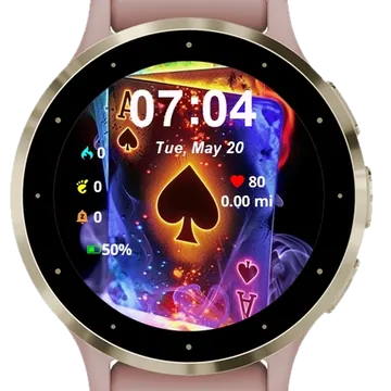 Joker Garmin watch face preview