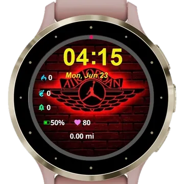Jordan Garmin watch face preview