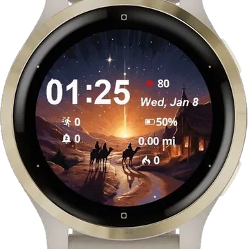 Journey of the Magi Garmin watch face preview