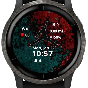 Jump Garmin watch face preview