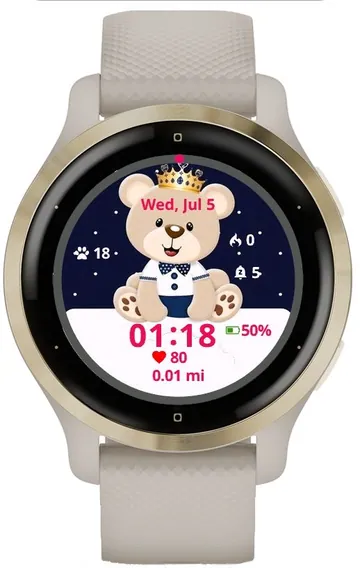 King Bear Garmin watch face preview
