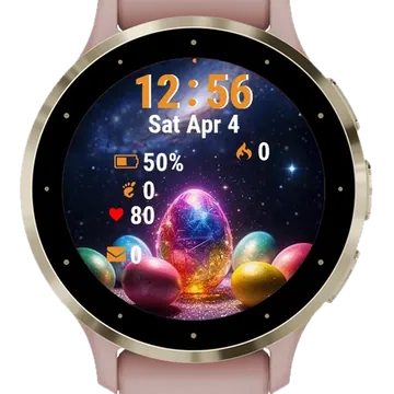 King Eggs Garmin watch face preview