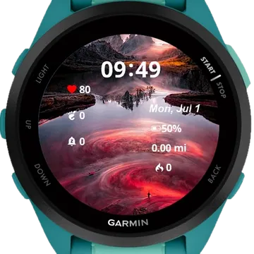 Lake Austria Garmin watch face preview