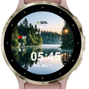 Lake Landscape Garmin watch face preview