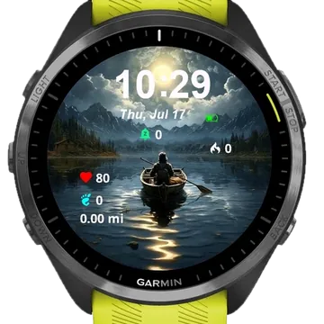 Lake of Serenity Garmin watch face preview