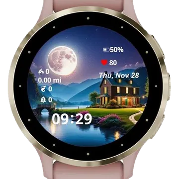 Lakeside Dreamscape Garmin watch face preview