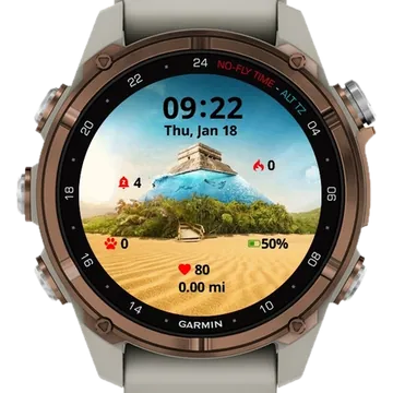 Land Garmin watch face preview