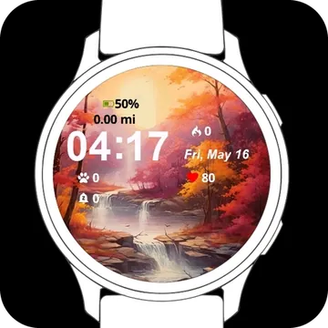 Landscape Art Garmin watch face preview