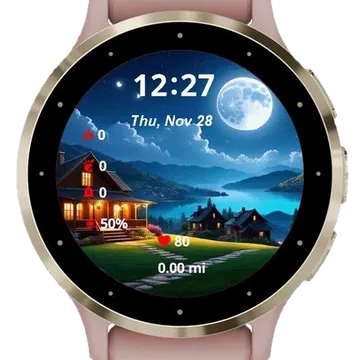 Landscape Day Garmin watch face preview