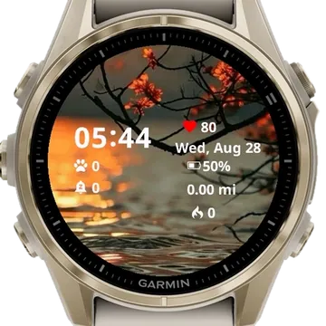 Landscape Nature Garmin watch face preview