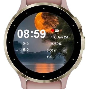 Landscape Nature Garmin watch face preview