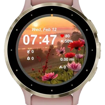 Landscape Nature Garmin watch face preview