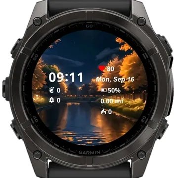 Landscape Nature Garmin watch face preview