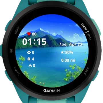 Landscape Nature Garmin watch face preview