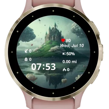 Landscape Painting Garmin watch face preview