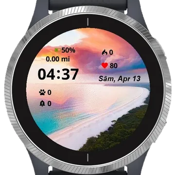 Landscape Sea Garmin watch face preview