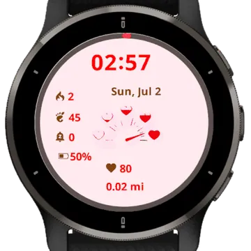 Level Love Garmin watch face preview