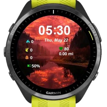 Licht der Sterne Garmin watch face preview