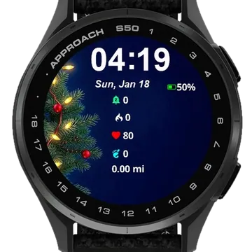 Lights Decorations Garmin watch face preview