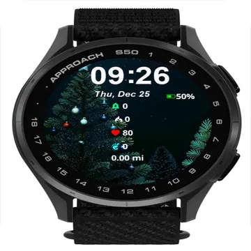 Lights Ornaments Garmin watch face preview