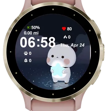 Little Bubu Garmin watch face preview