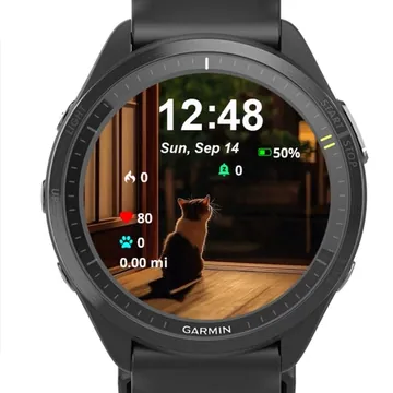 Little Cute Cat Garmin watch face preview