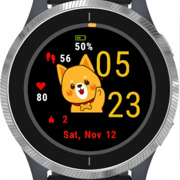 Little Dog Garmin watch face preview