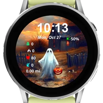 Little Ghost Garmin watch face preview