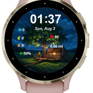 Little House Garmin watch face preview