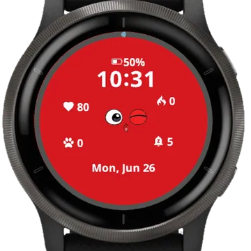Little Kiss Garmin watch face preview