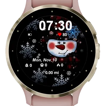 Little Santa Garmin watch face preview
