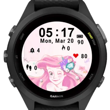 Look Princess Garmin watch face preview