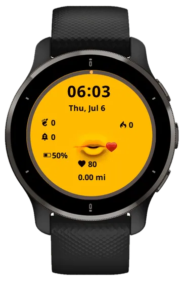 Love Alive Garmin watch face preview