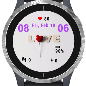 Love Cherry Garmin watch face preview