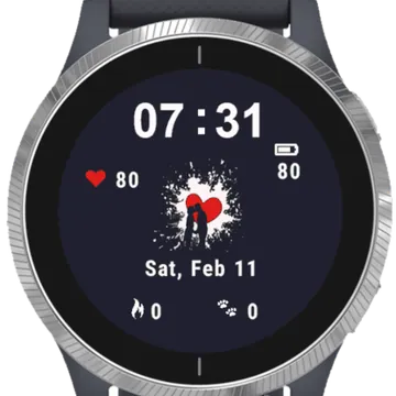 Love Couple Garmin watch face preview