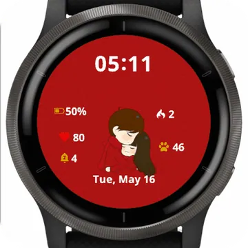 Love Dps Garmin watch face preview