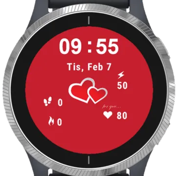 Love For You Garmin watch face preview