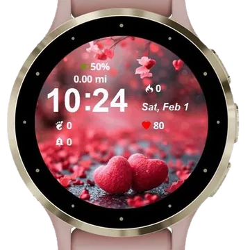 Love Is Garmin watch face preview
