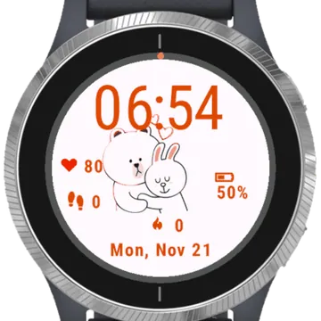 Love Little Bears Garmin watch face preview