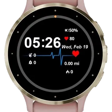 Love Pulse Garmin watch face preview