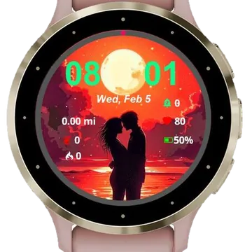 Love Together Garmin watch face preview