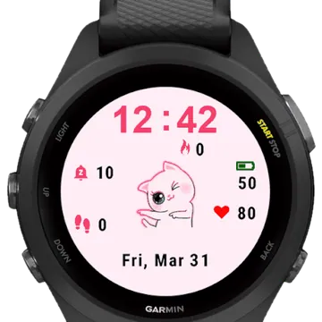Love You Garmin watch face preview