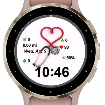 Love Your Nurse Garmin watch face preview