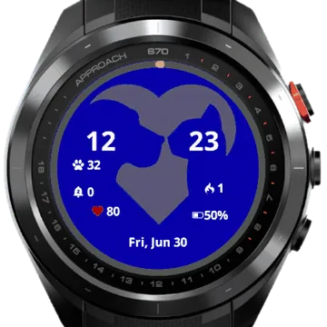 Lovely Garmin watch face preview