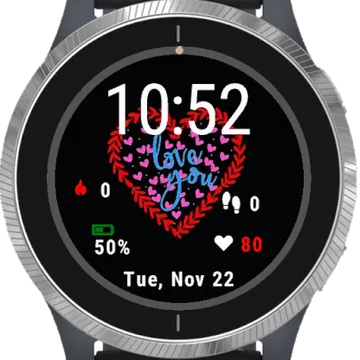 Lovely Garmin watch face preview